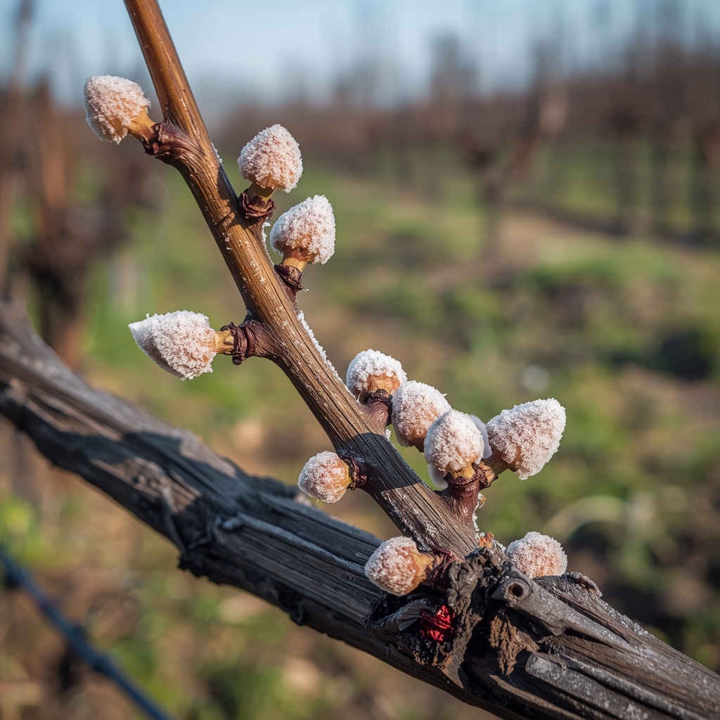 Oštećenja vinove loze od mraza