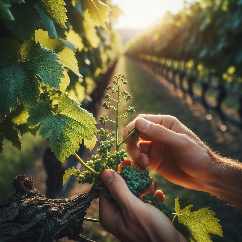Pinsiranje lastara vinove loze, uklanjanje suvišnih listova